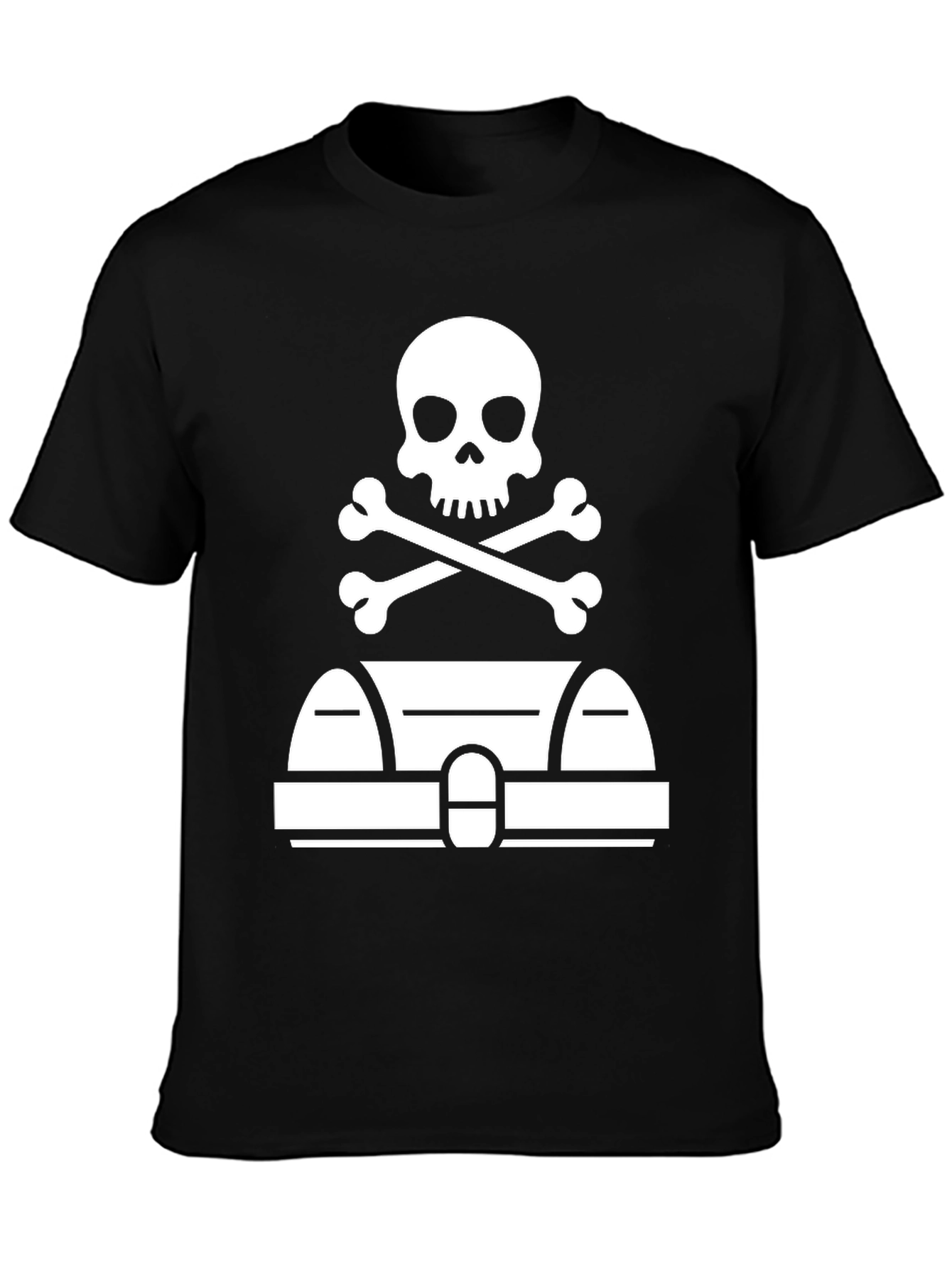 Pirate Tomb T-Shirt - Skull & Crossbones Graphic Tee