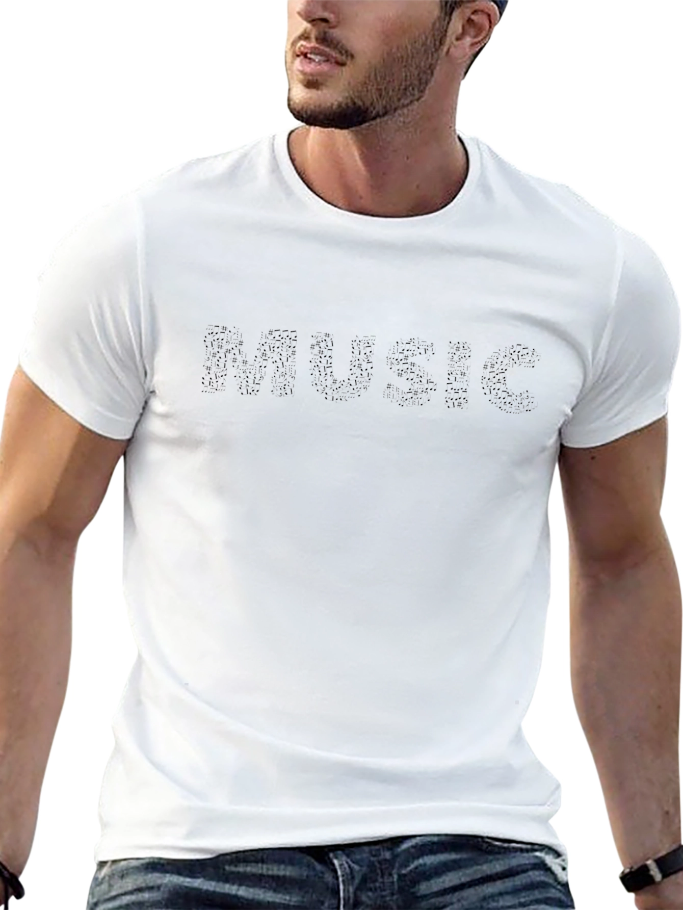 Black MUSIC Graphic Tee