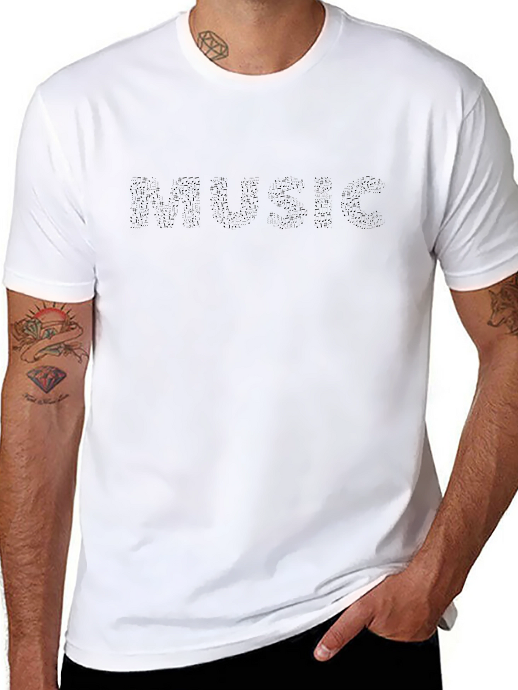 Black MUSIC Graphic Tee