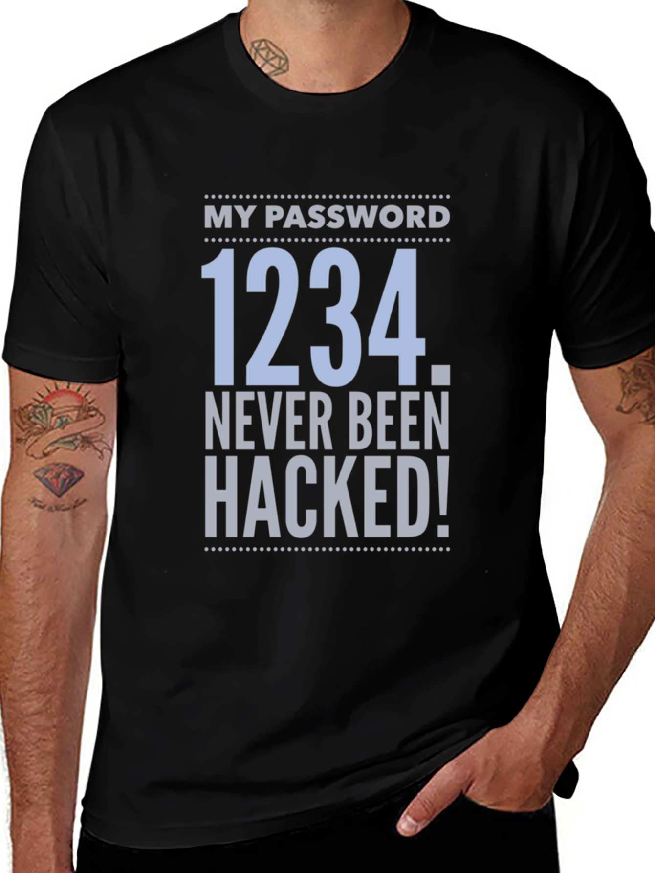Funny Password Hacking T-Shirt