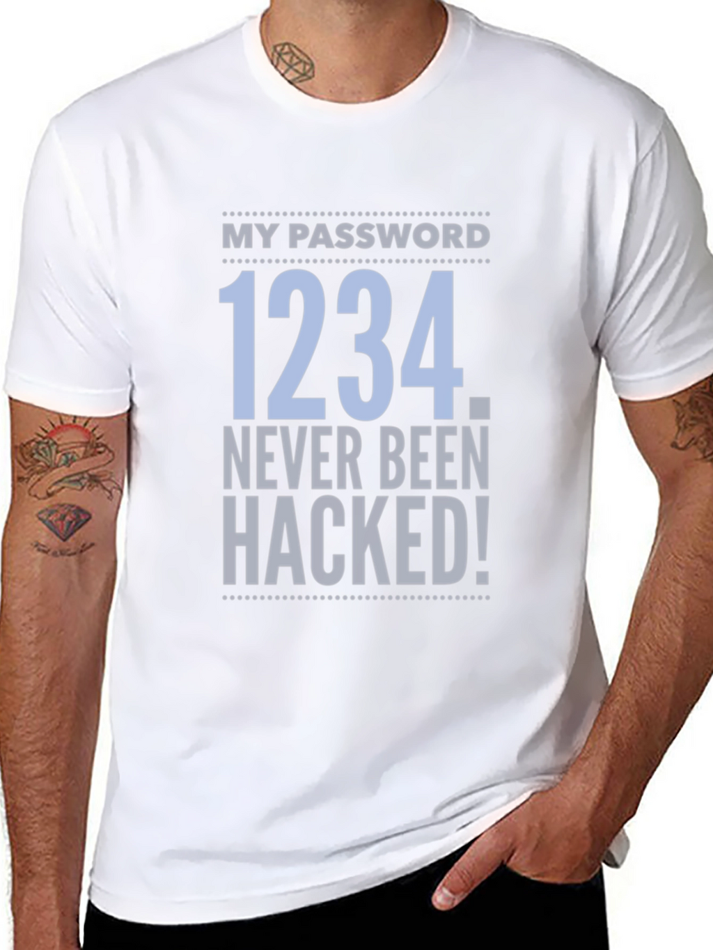 Funny Password Hacking T-Shirt