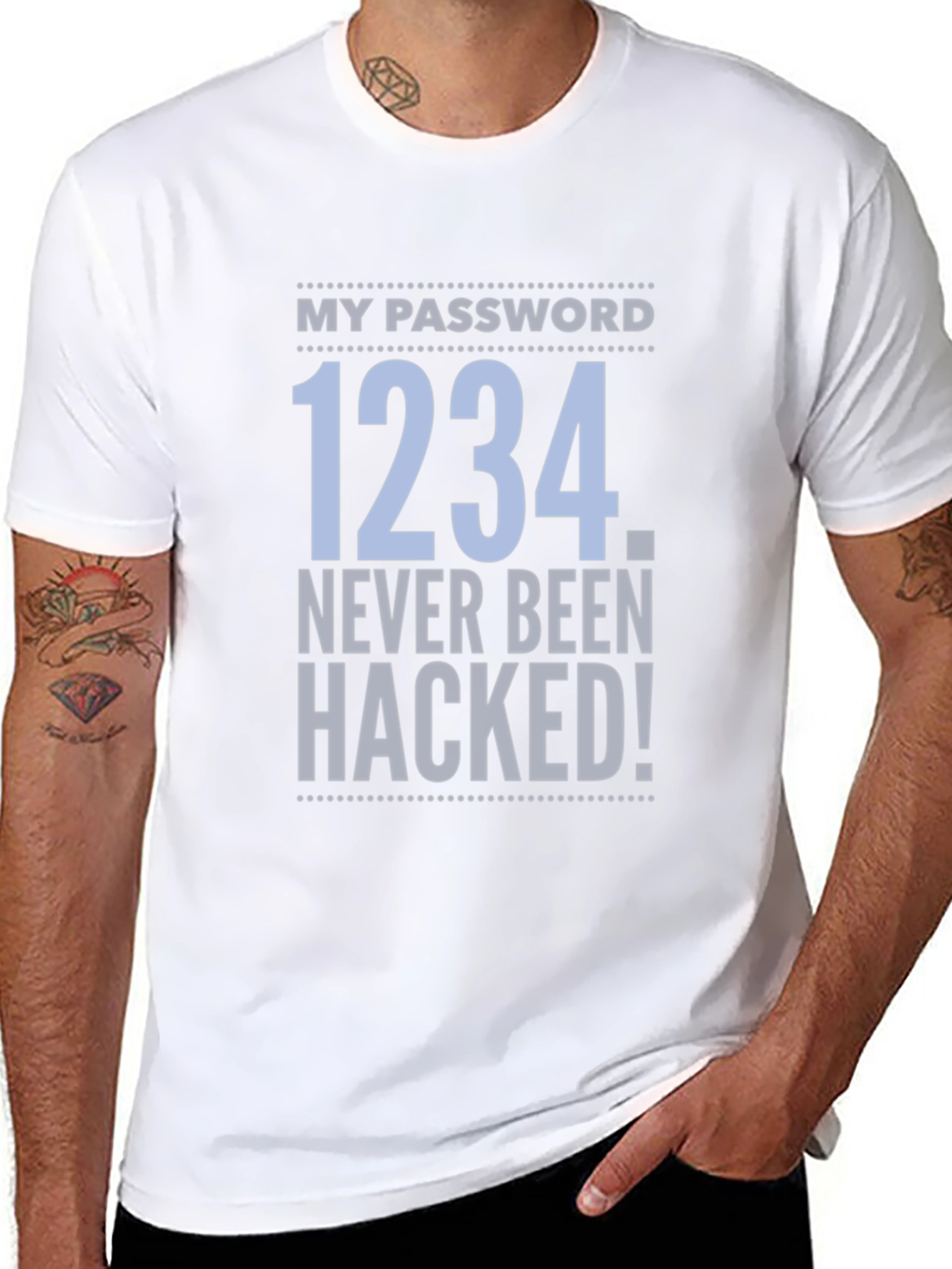 Funny Password Hacking T-Shirt