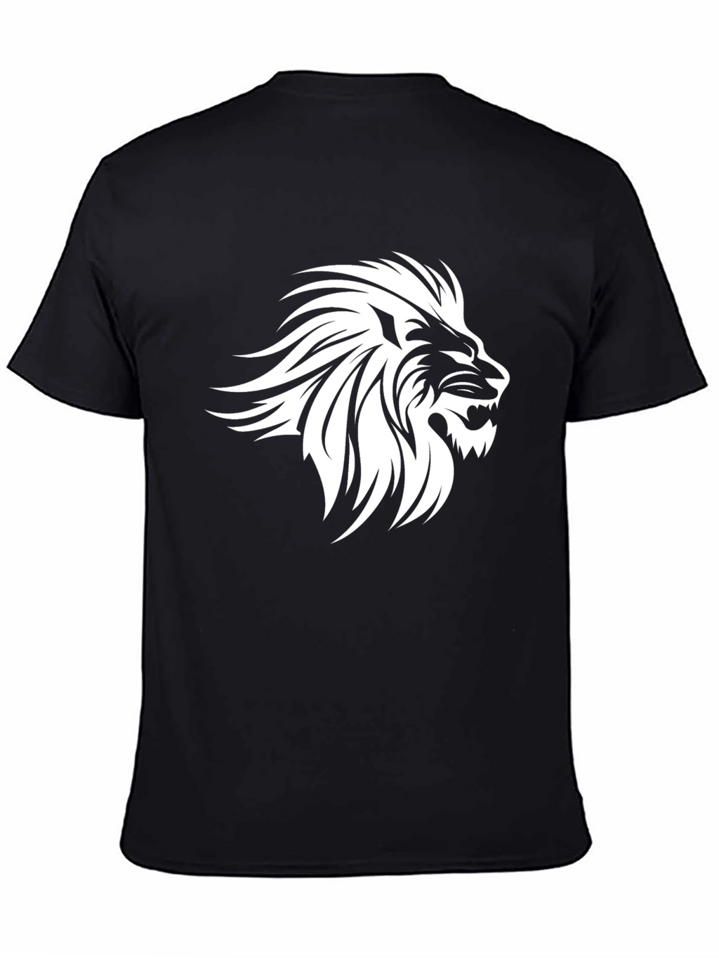 Lion Graphic Black T-Shirt
