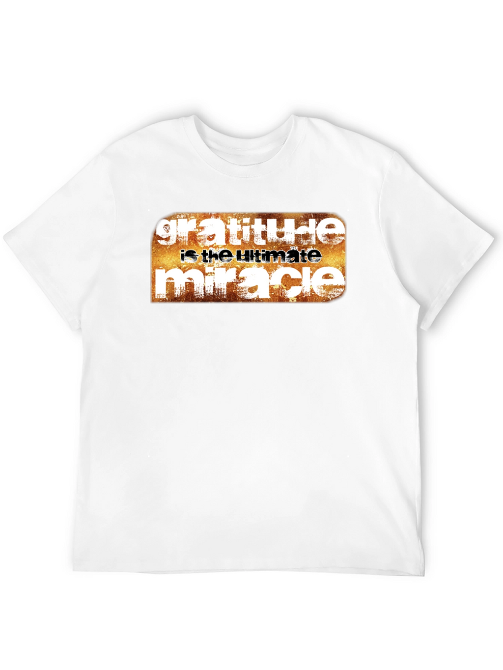 Gratitude Ultimate Miracle Graphic Tee - Black