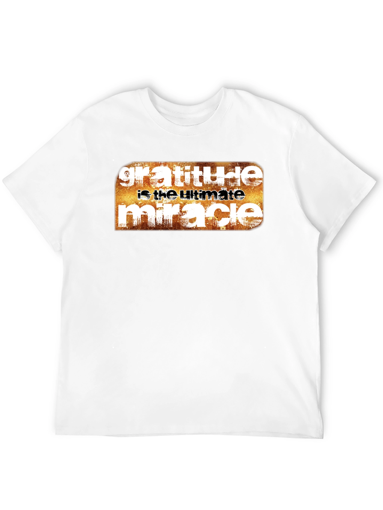 Gratitude Ultimate Miracle Graphic Tee - Black
