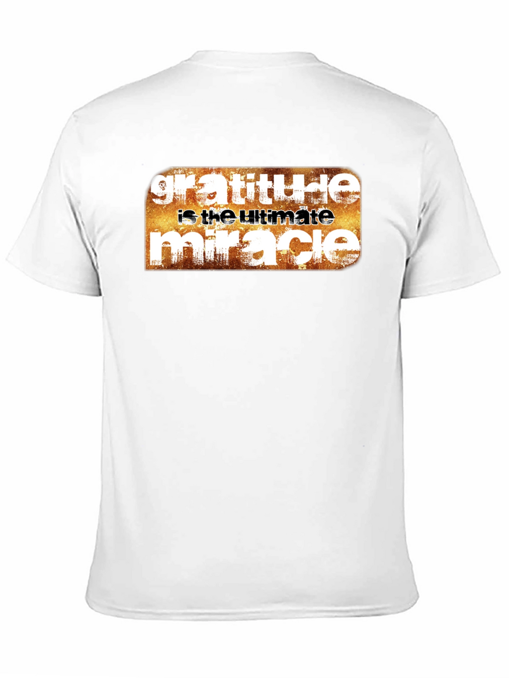 Gratitude Ultimate Miracle Graphic Tee - Black