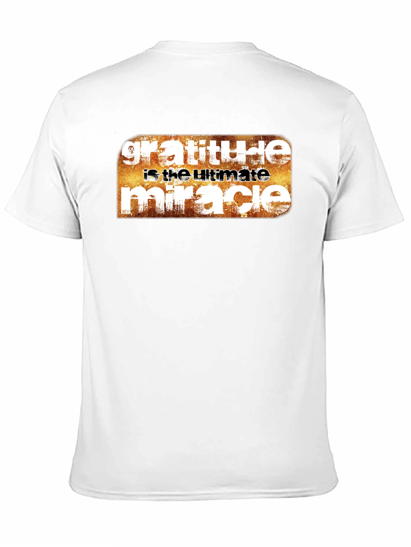 Gratitude Ultimate Miracle Graphic Tee - Black