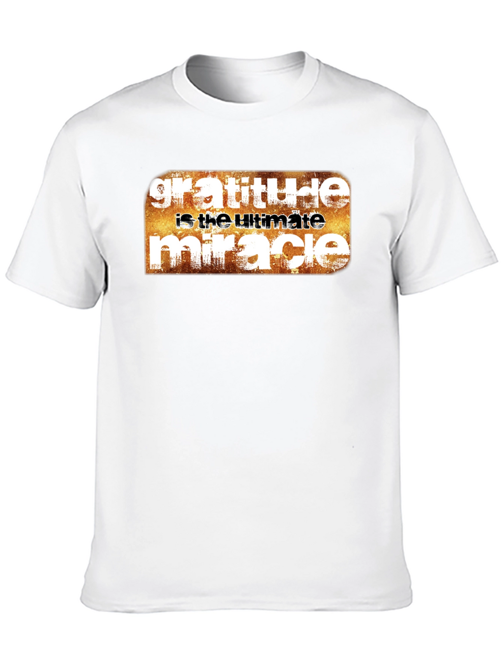 Gratitude Ultimate Miracle Graphic Tee - Black