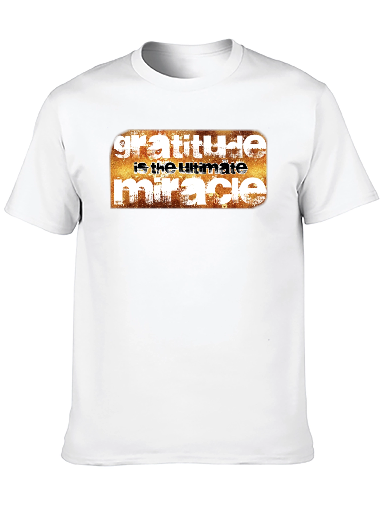 Gratitude Ultimate Miracle Graphic Tee - Black