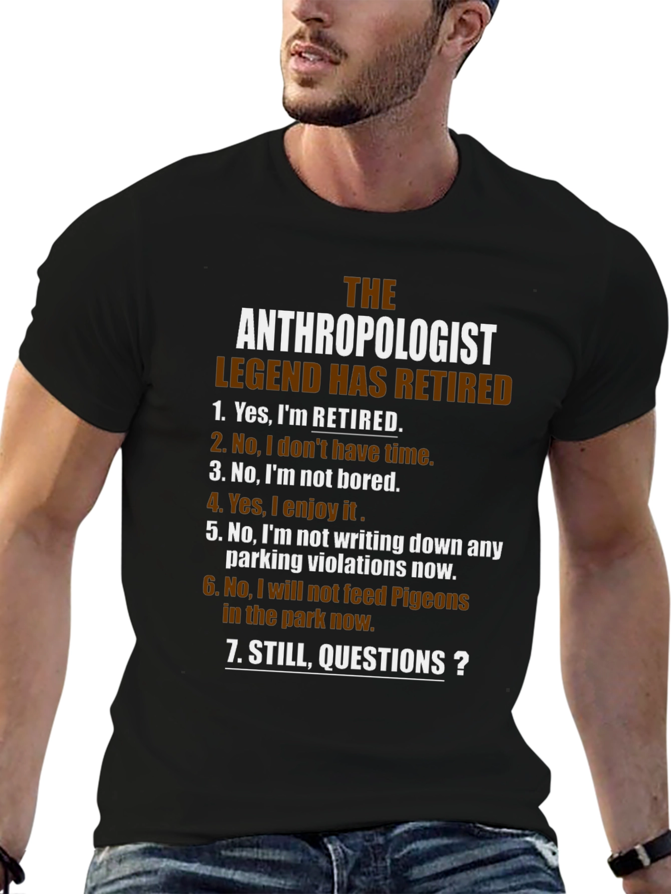 The Anthropologist Legend Retired Black T-Shirt