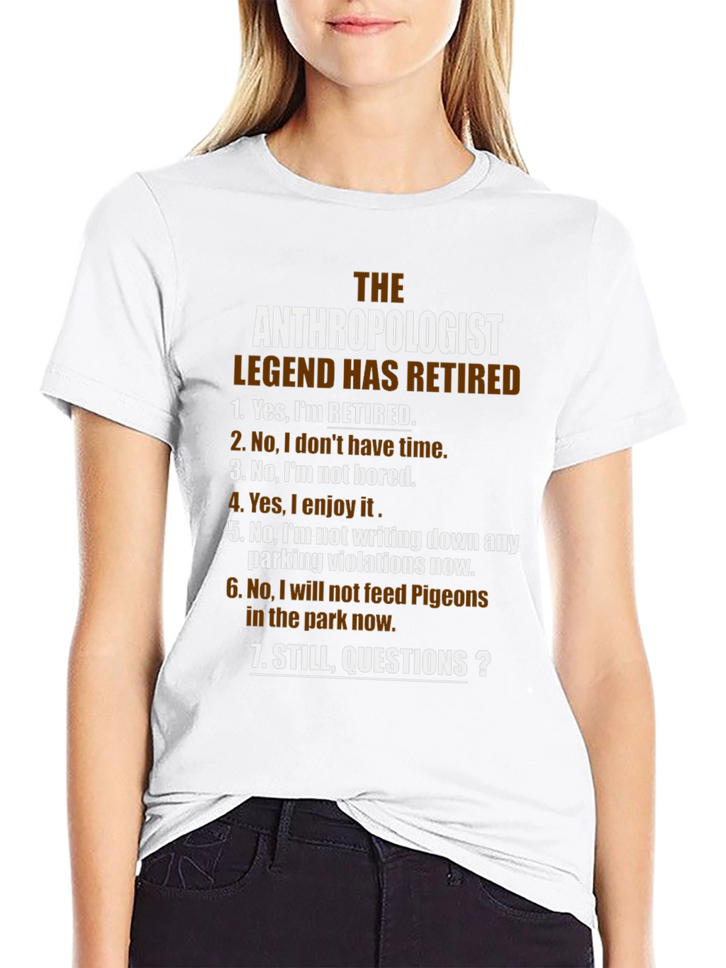 The Anthropologist Legend Retired Black T-Shirt