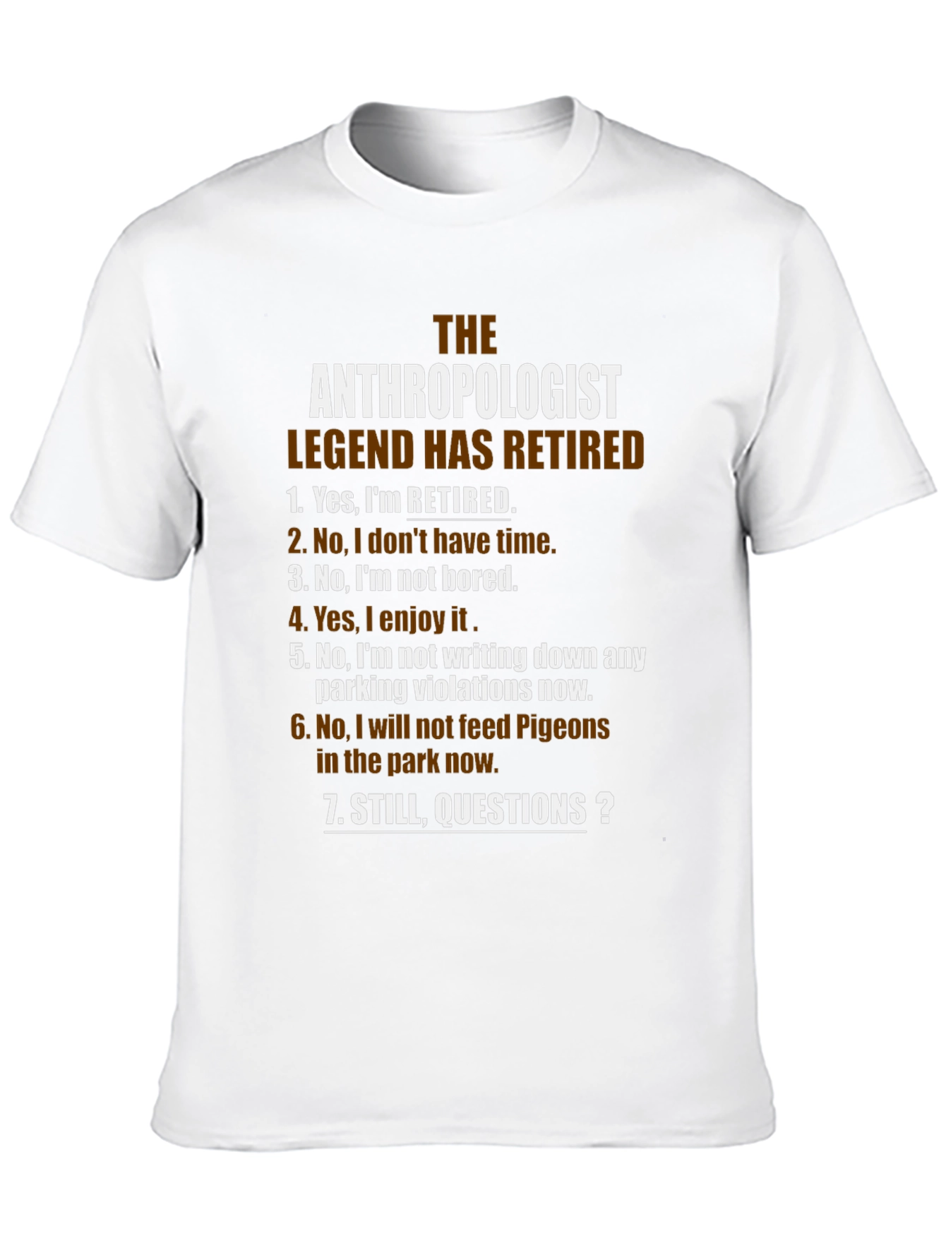 The Anthropologist Legend Retired Black T-Shirt