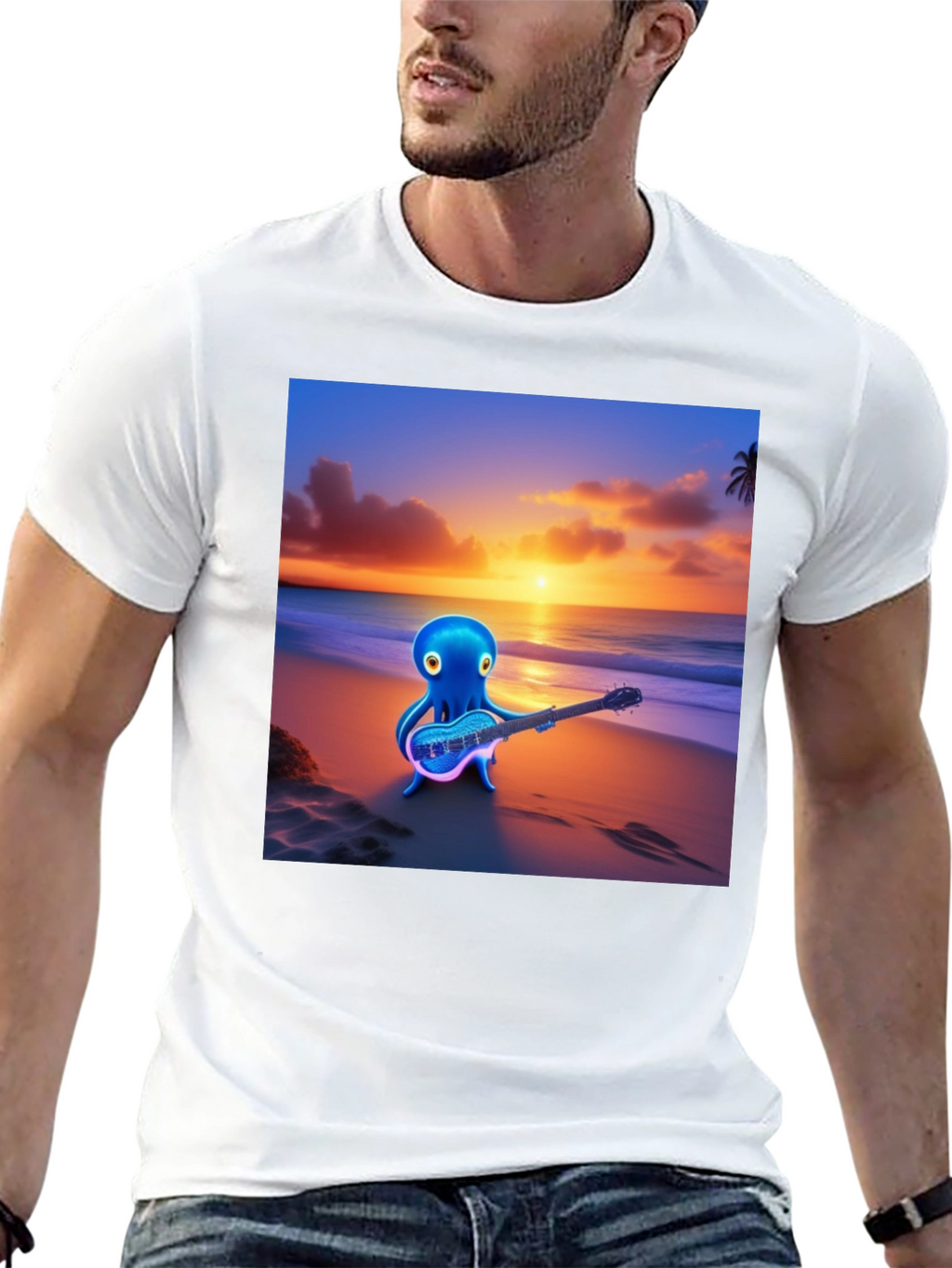 Octopus Guitarist T-Shirt
