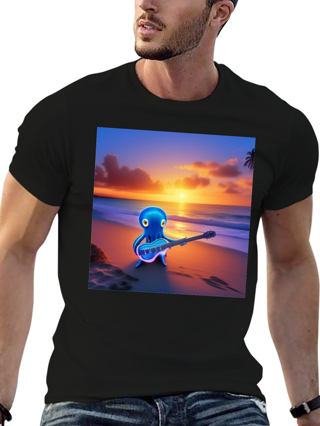 Octopus Guitarist T-Shirt