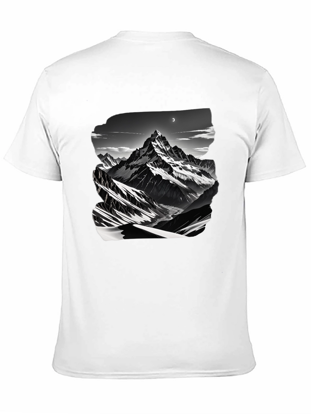Mountain Graphic Black T-Shirt