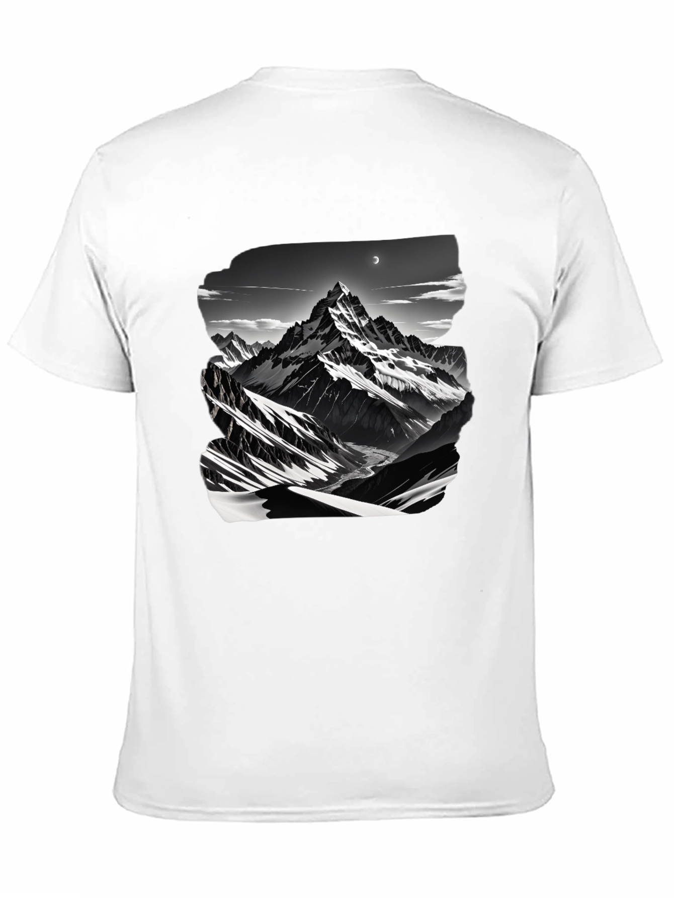 Mountain Graphic Black T-Shirt