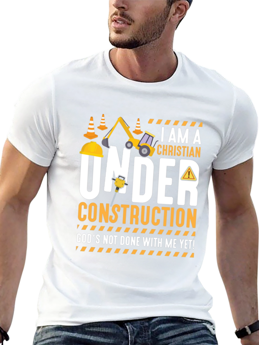 I am a Christian Under Construction T-Shirt