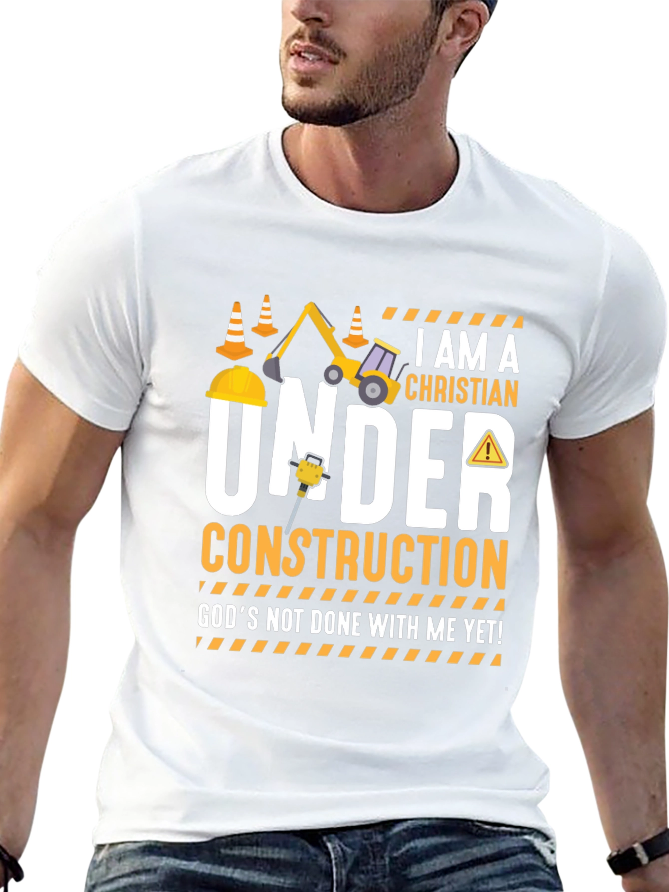 I am a Christian Under Construction T-Shirt