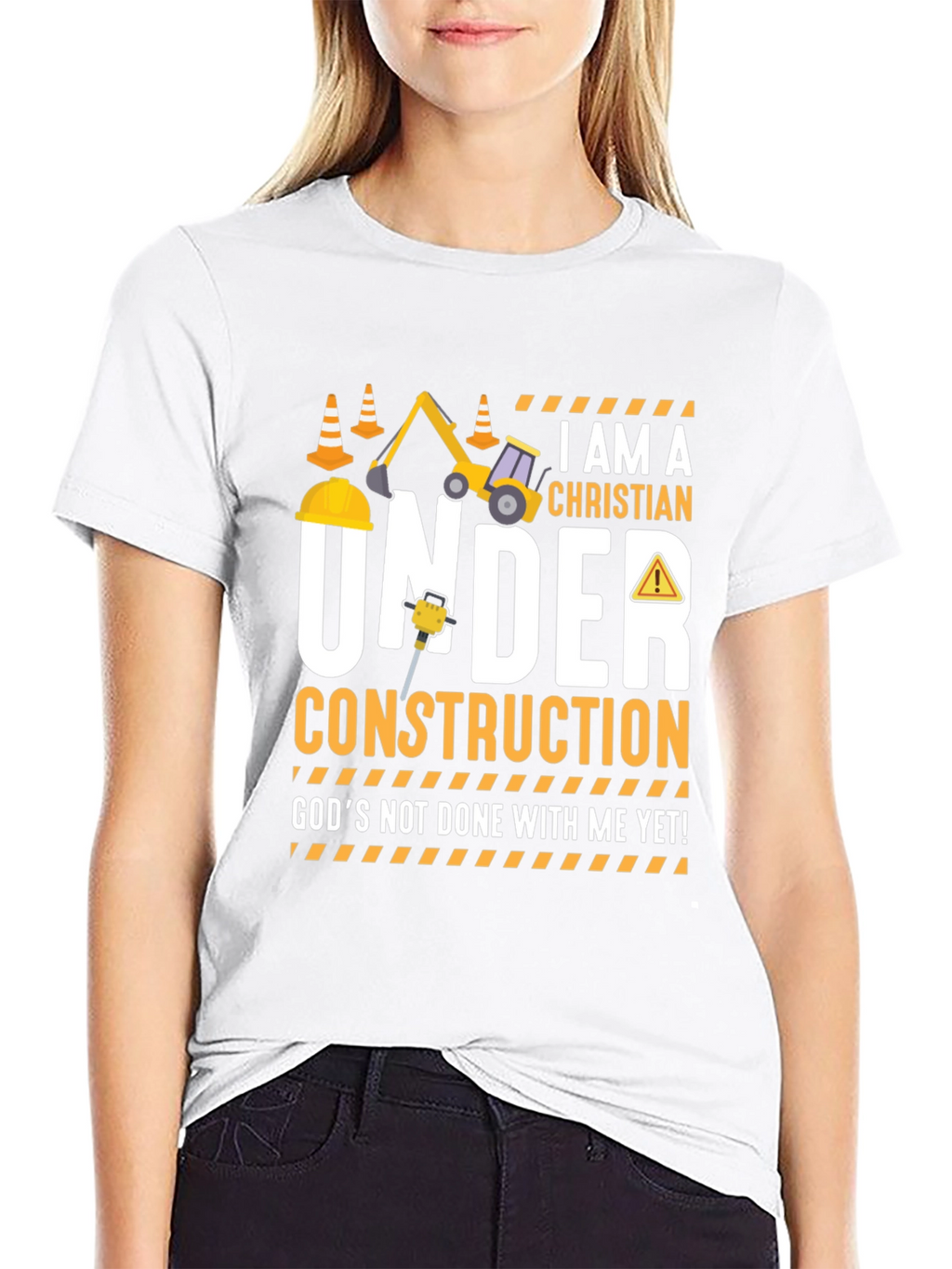 I am a Christian Under Construction T-Shirt