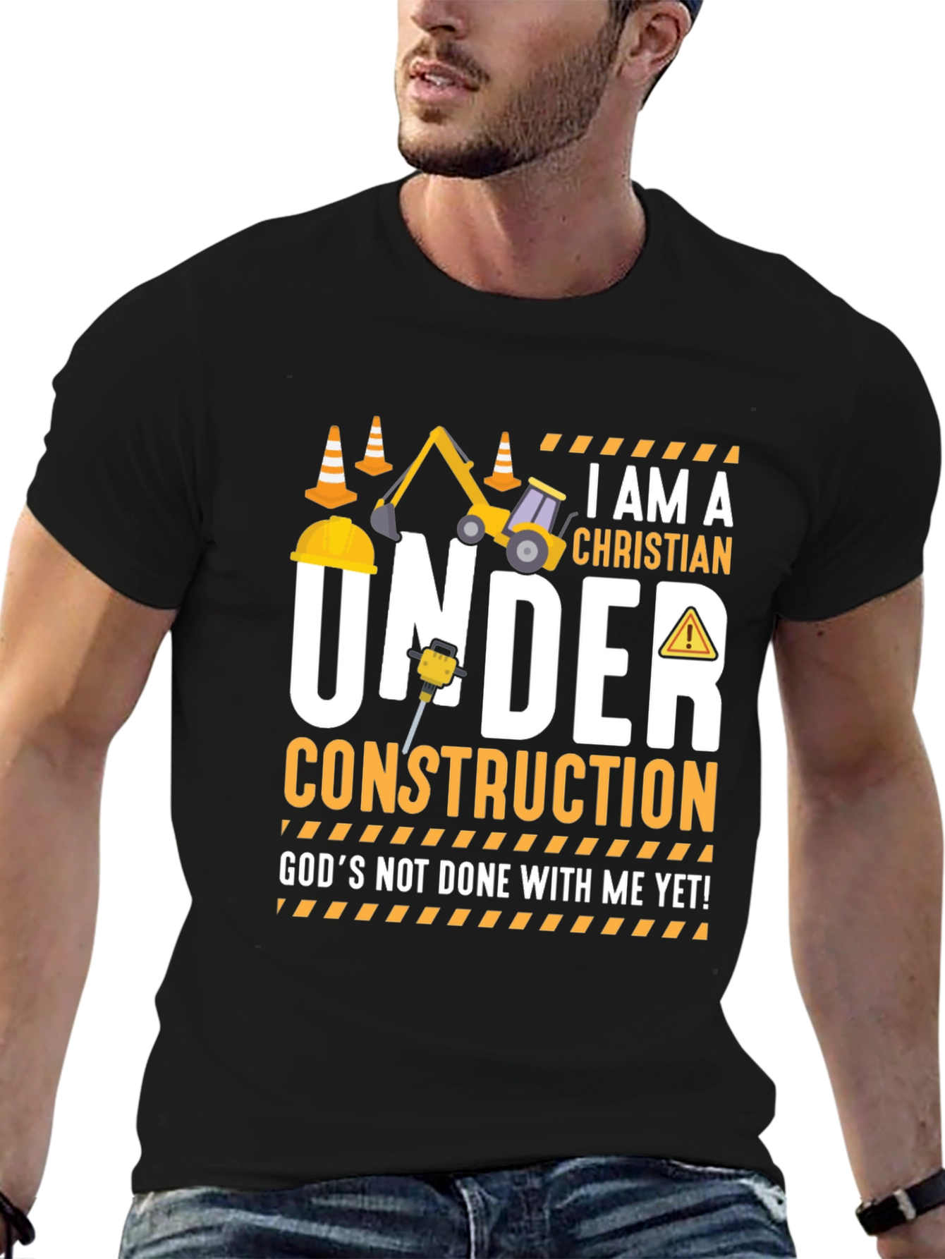 I am a Christian Under Construction T-Shirt