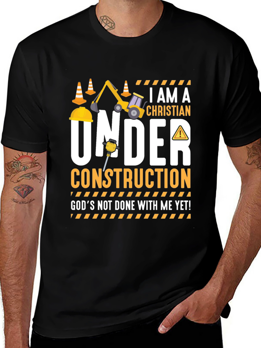 I am a Christian Under Construction T-Shirt