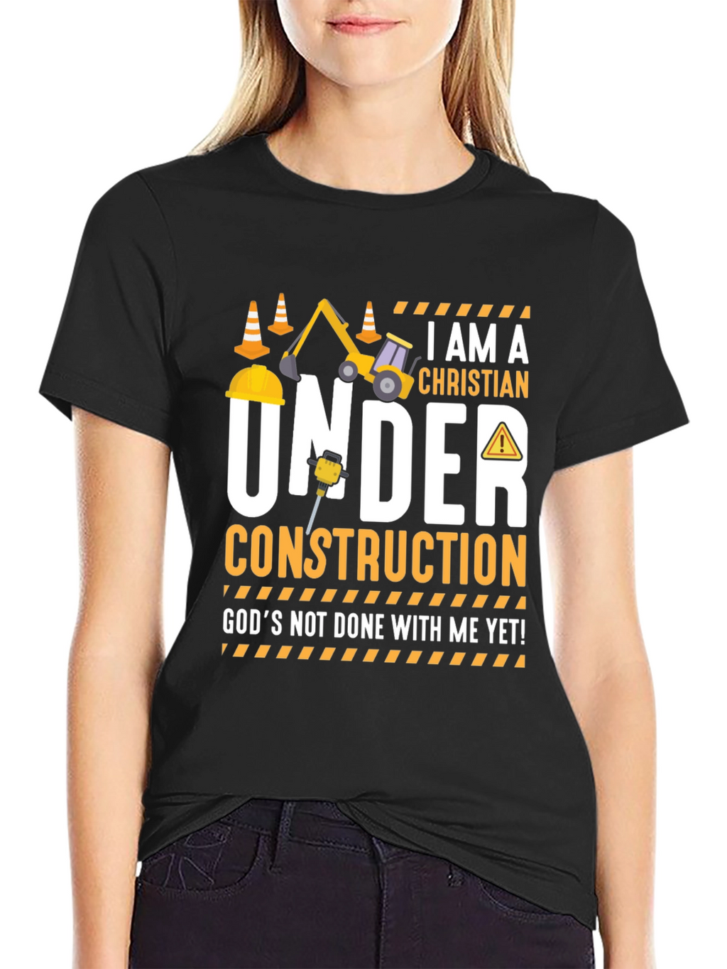 I am a Christian Under Construction T-Shirt
