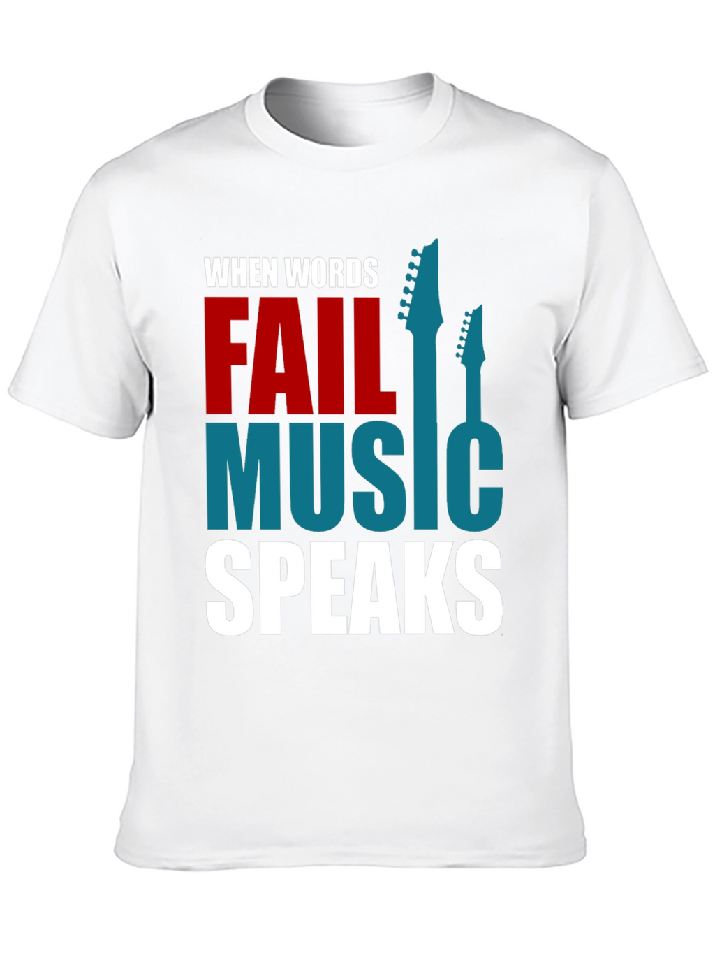 Music Speaks Graphic T-Shirt - Black