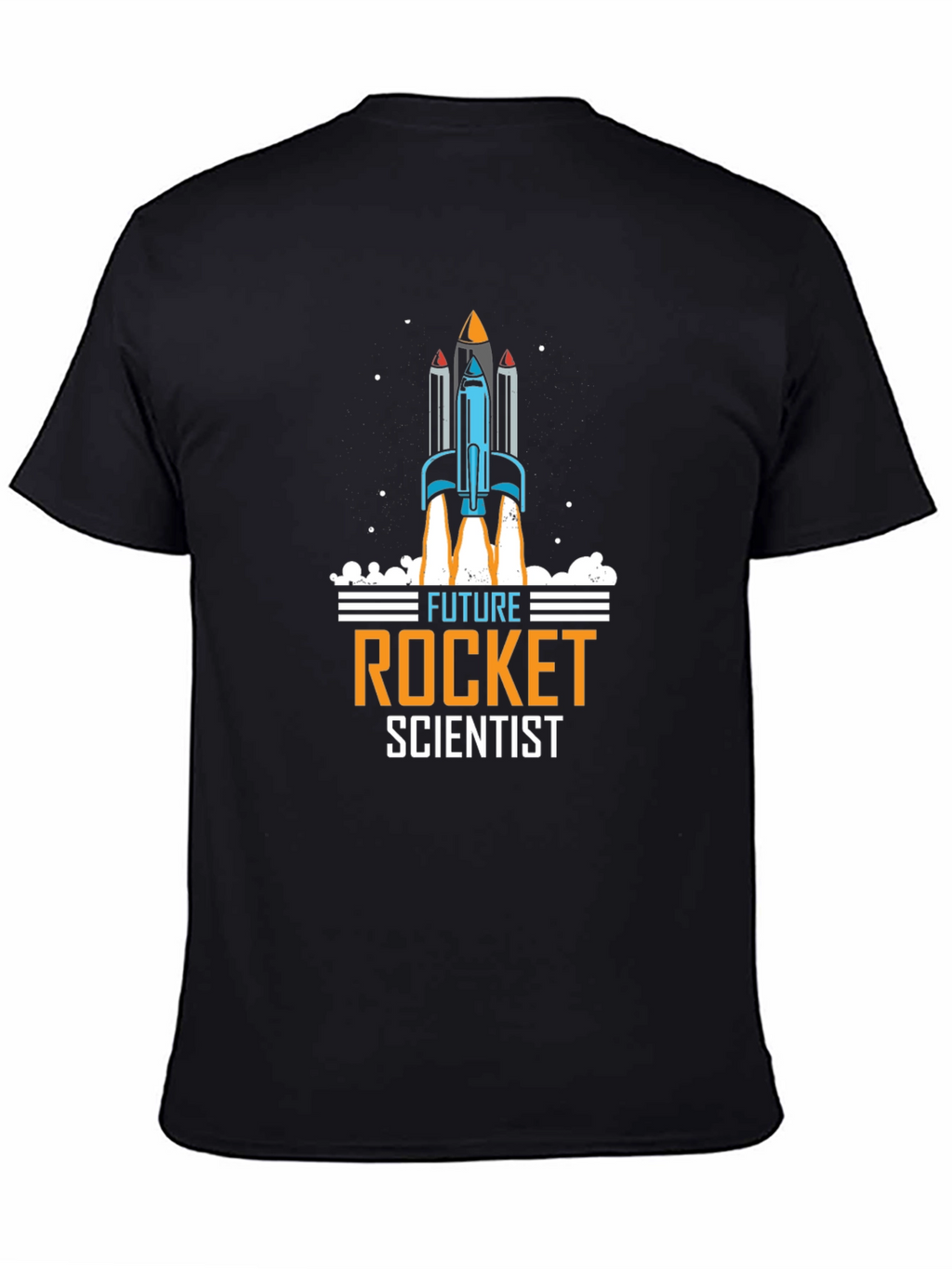 Future Rocket Scientist Graphic T-Shirt - Black
