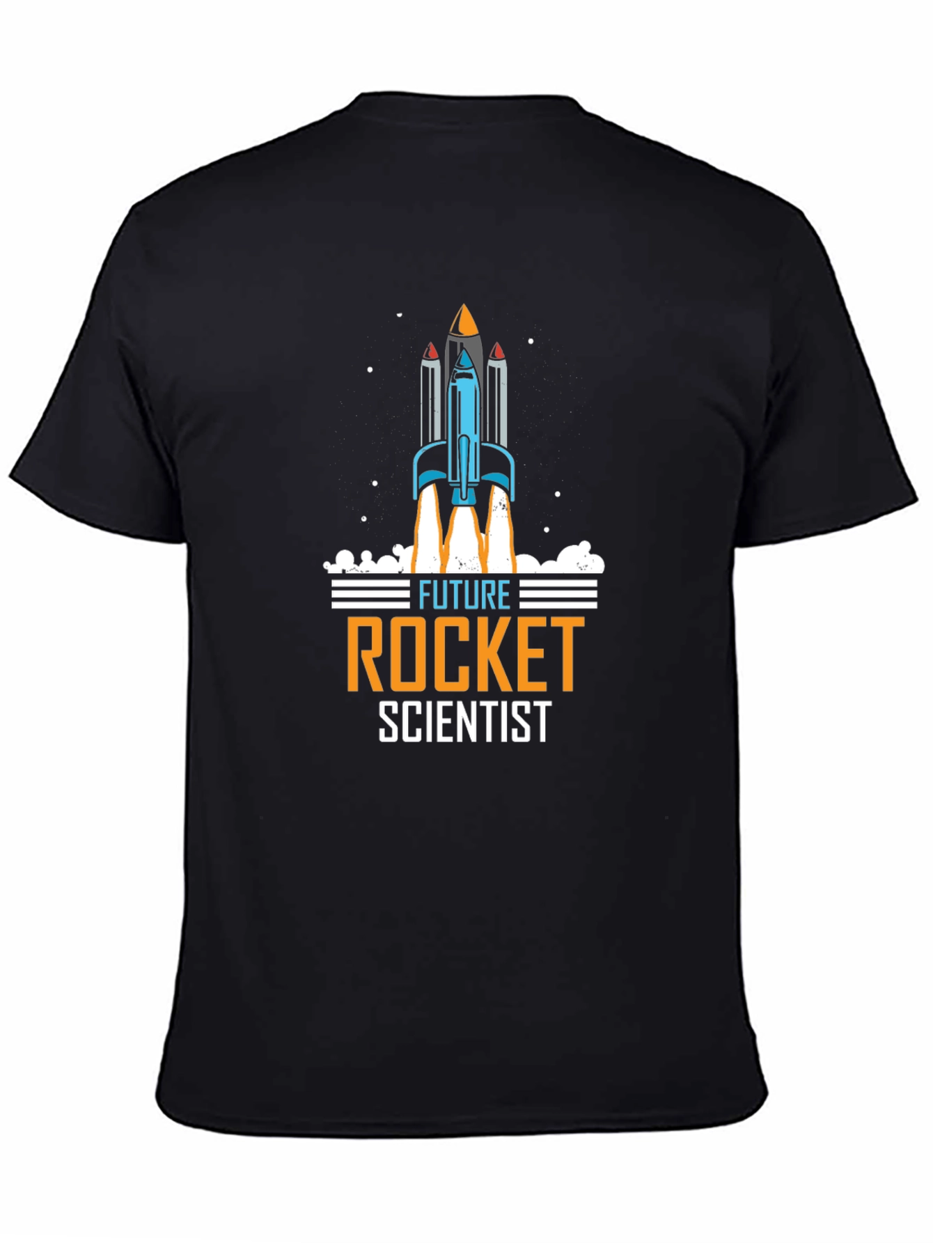 Future Rocket Scientist Graphic T-Shirt - Black