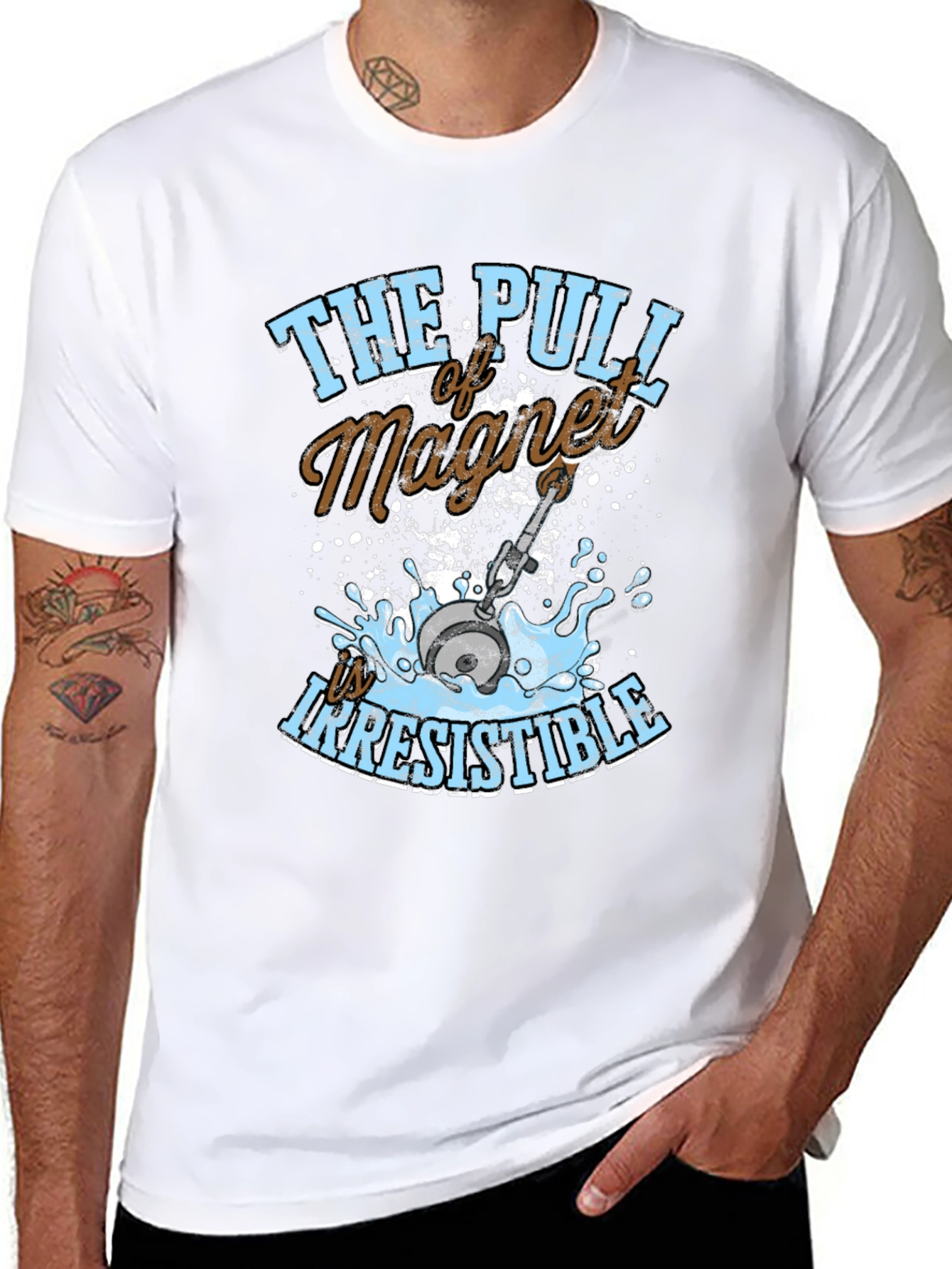 Magnet Fishing T-Shirt - Irresistible Pull Tee