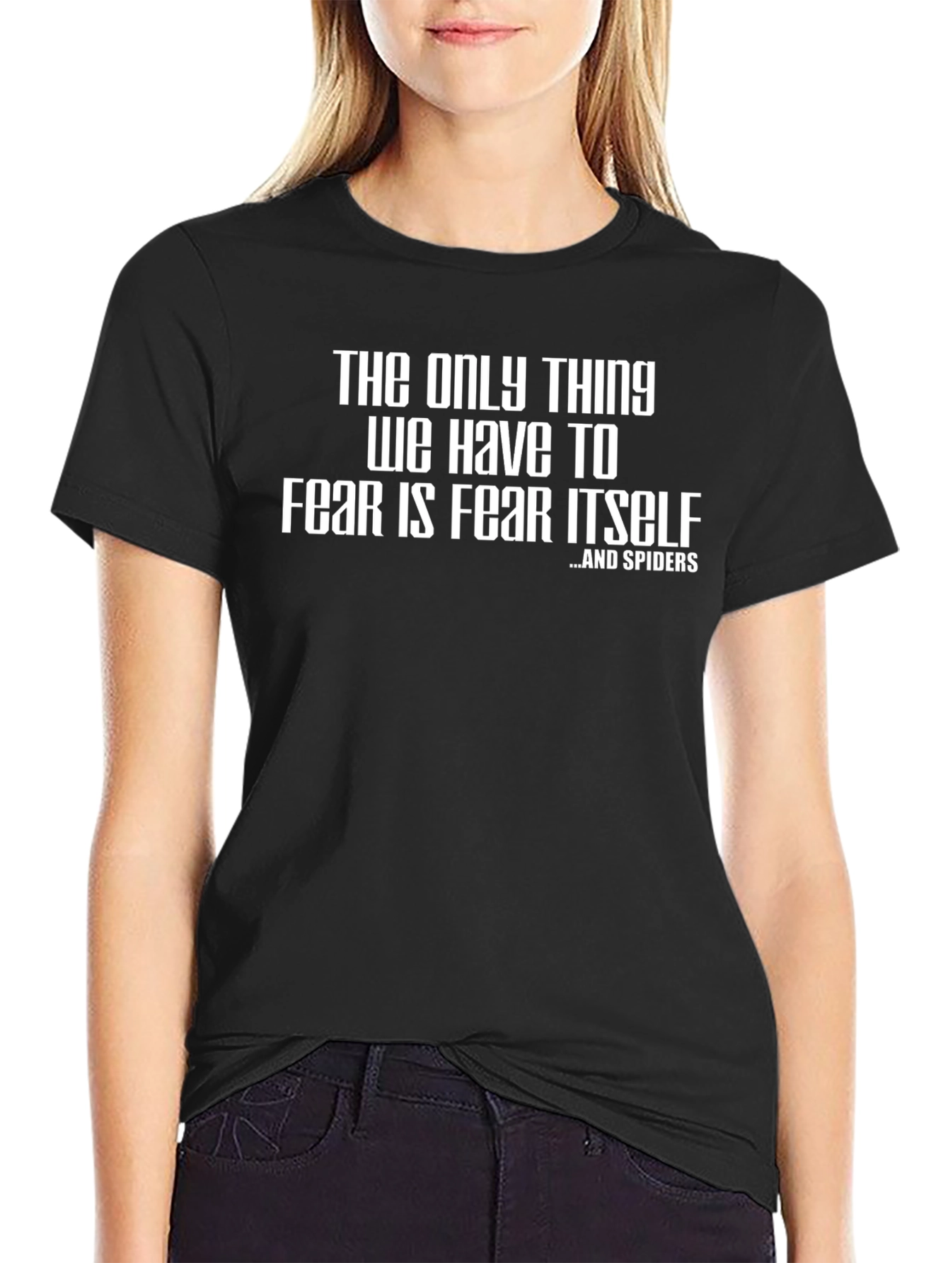 Fear Itself & Spiders Graphic T-Shirt - Mens Black Tee