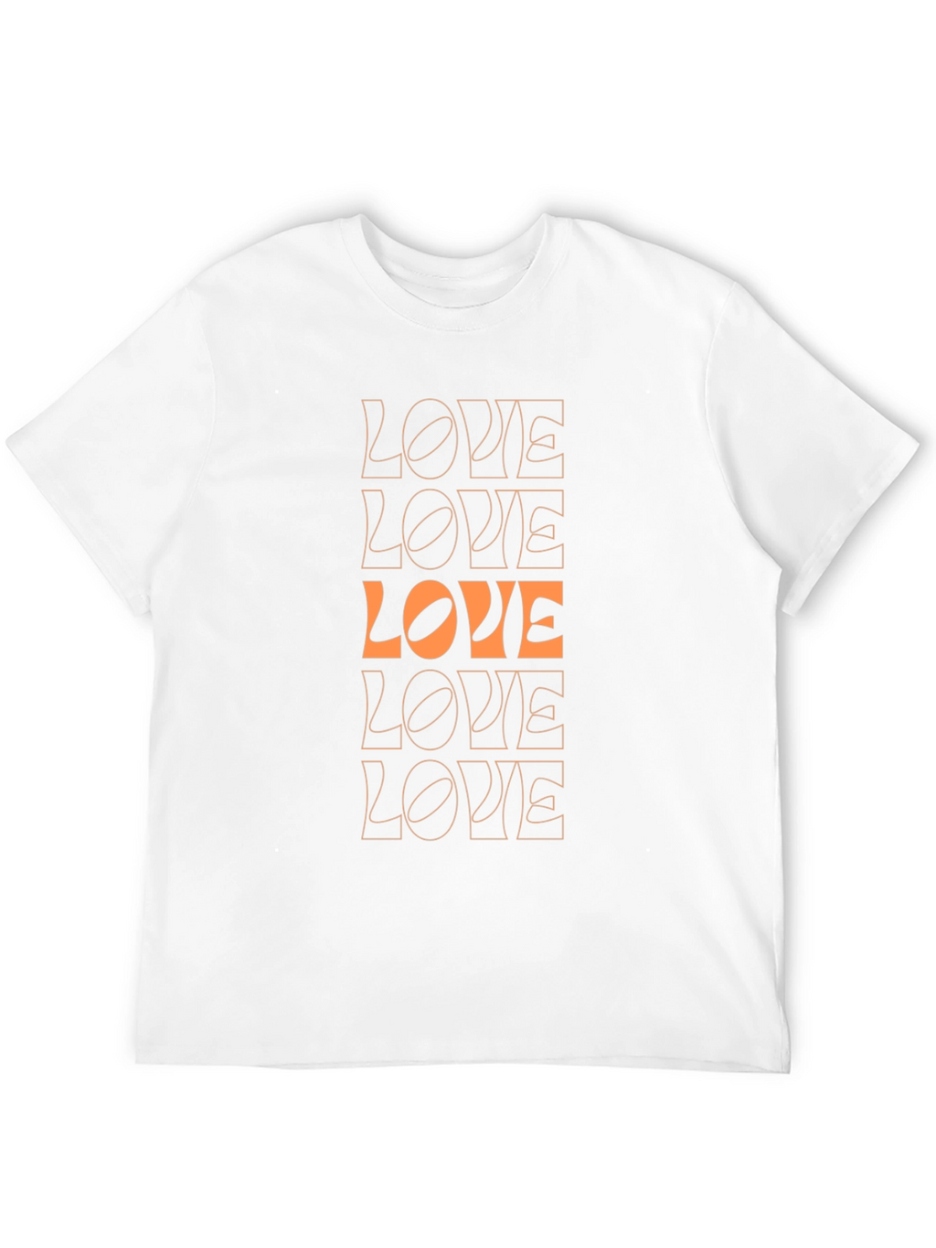 Trendy Black LOVE Graphic Tee