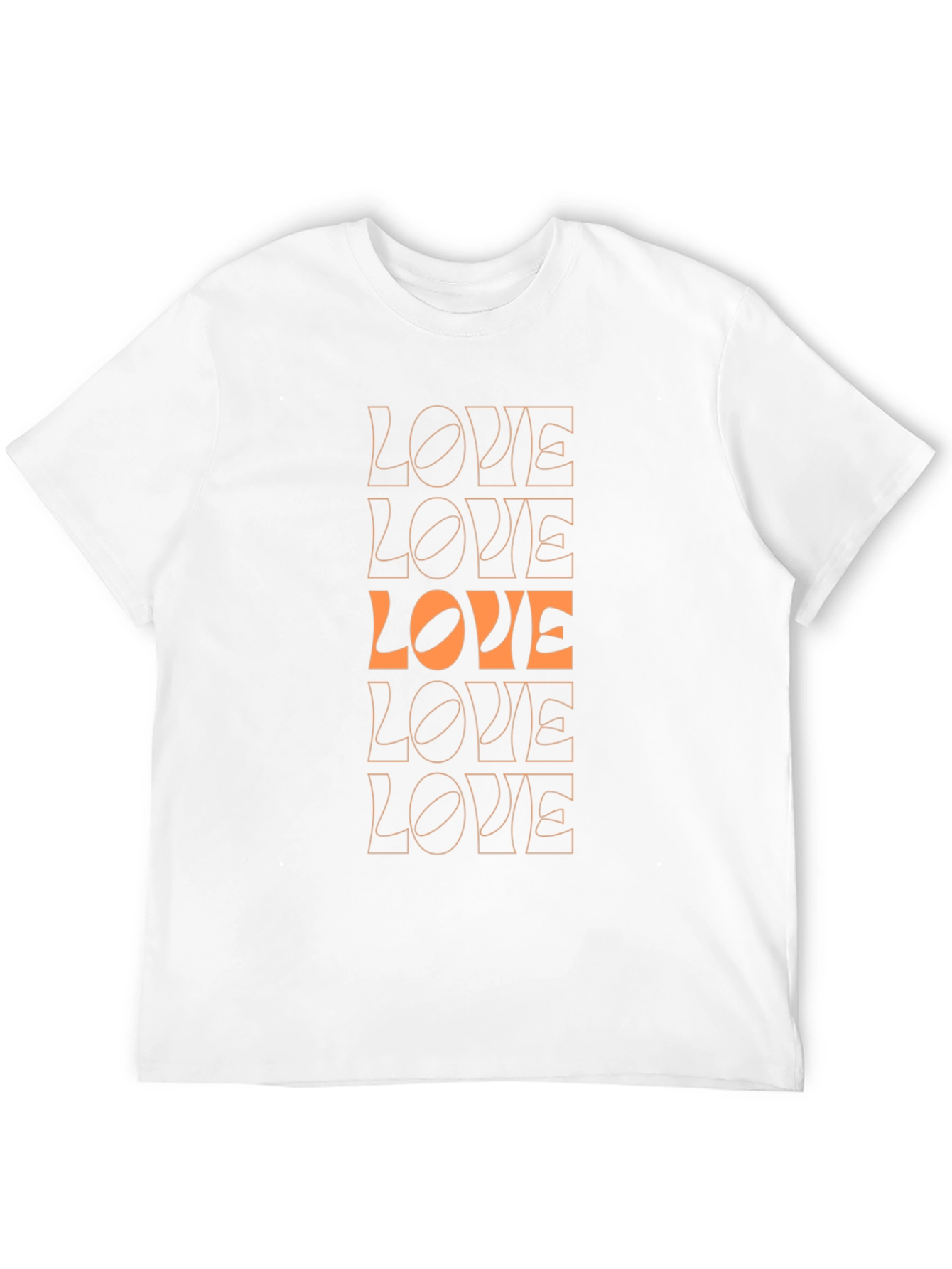 Trendy Black LOVE Graphic Tee