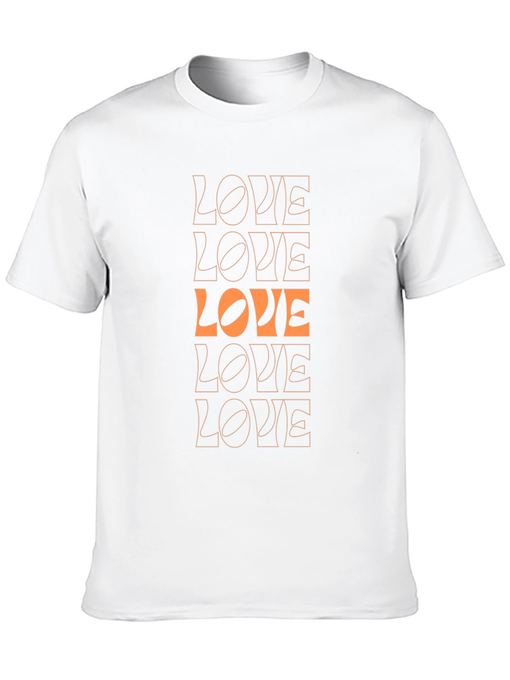 Trendy Black LOVE Graphic Tee
