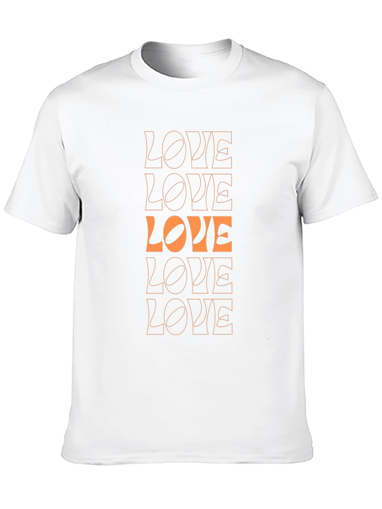 Trendy Black LOVE Graphic Tee