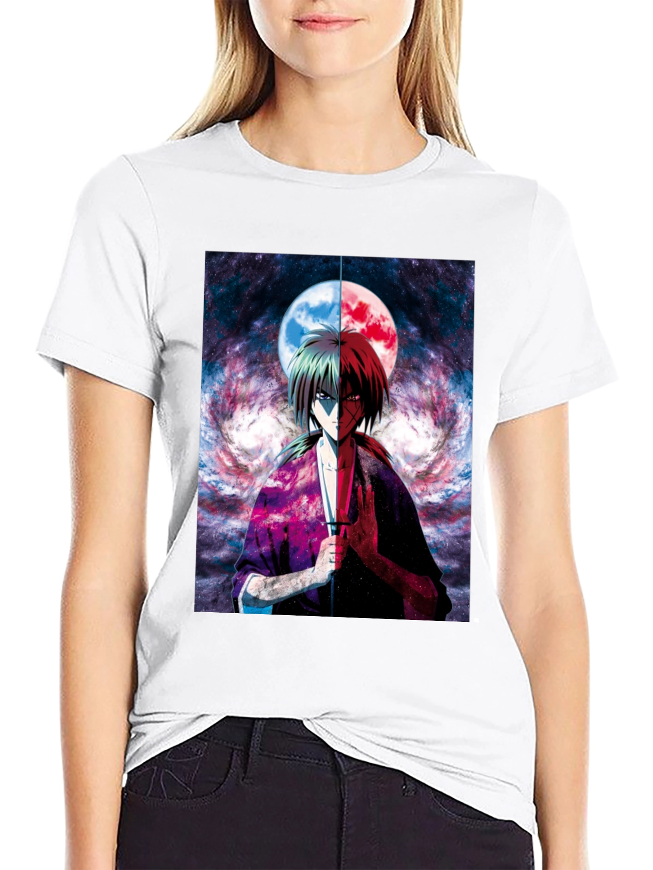 Anime Graphic Tee - Rurouni Kenshin T-Shirt