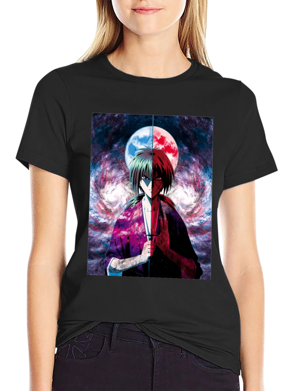 Anime Graphic Tee - Rurouni Kenshin T-Shirt