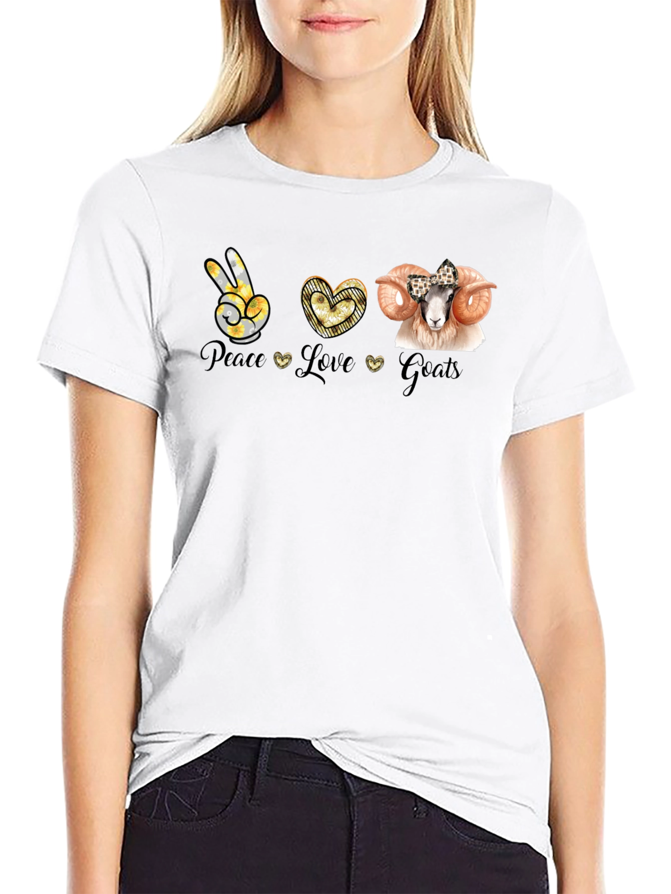 Peace Love Goats T-Shirt