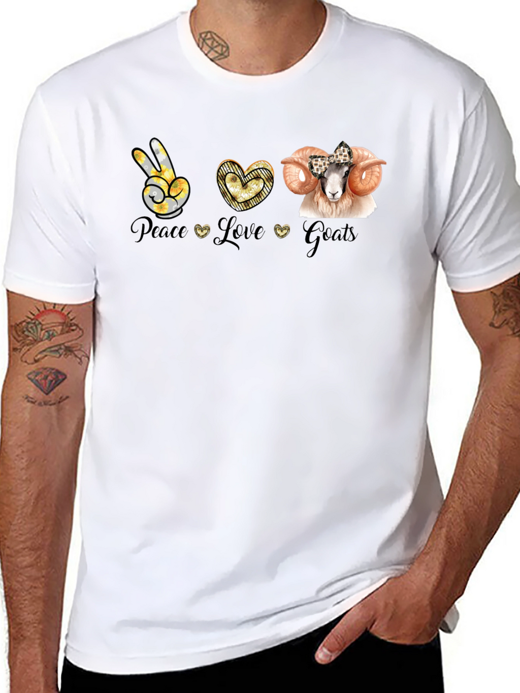 Peace Love Goats T-Shirt