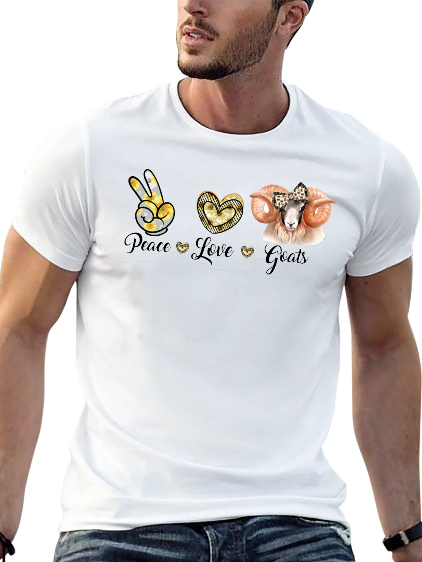 Peace Love Goats T-Shirt