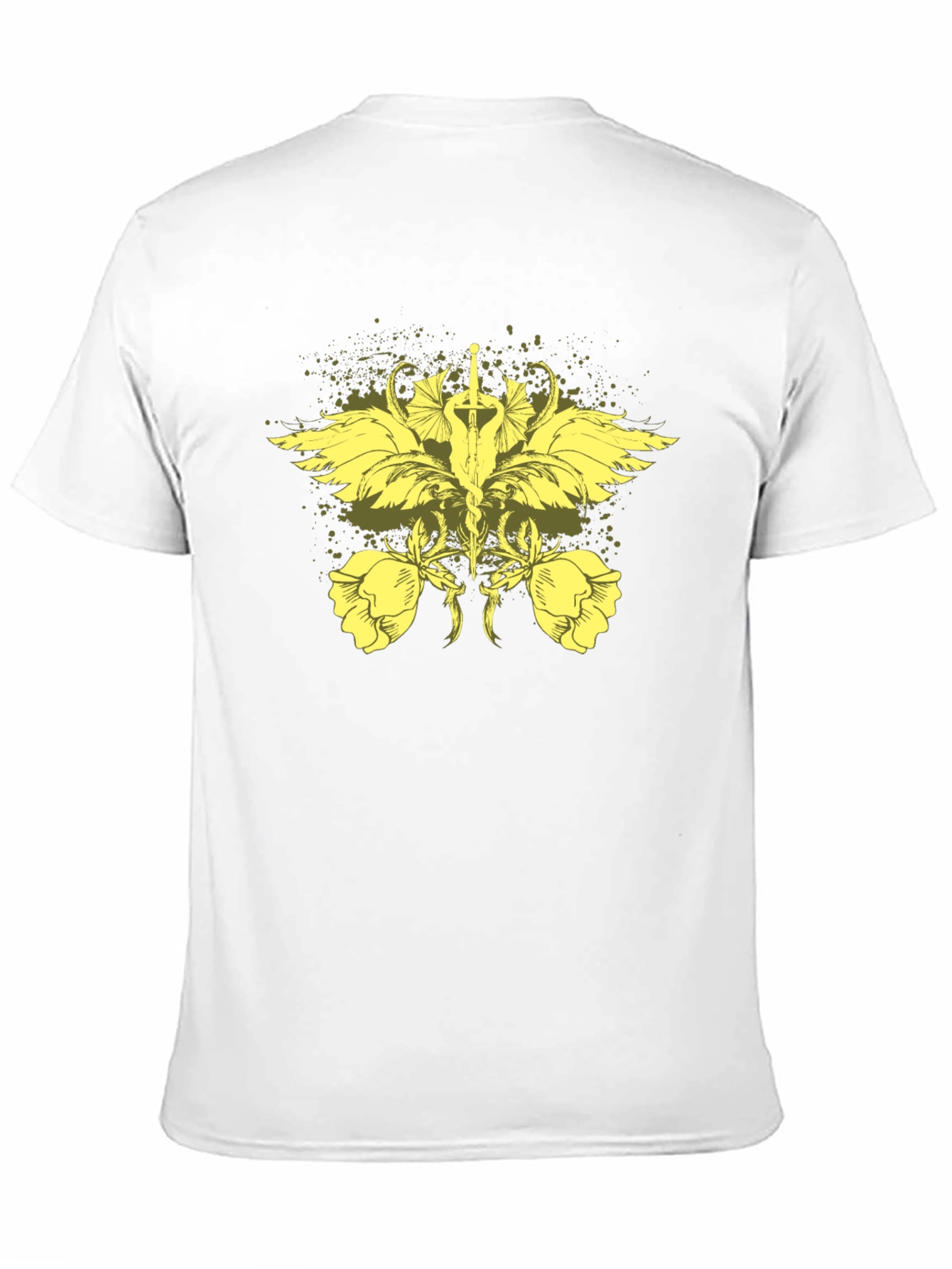 Graphic Print Black T-Shirt