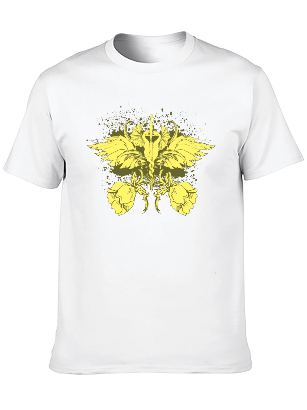 Graphic Print Black T-Shirt