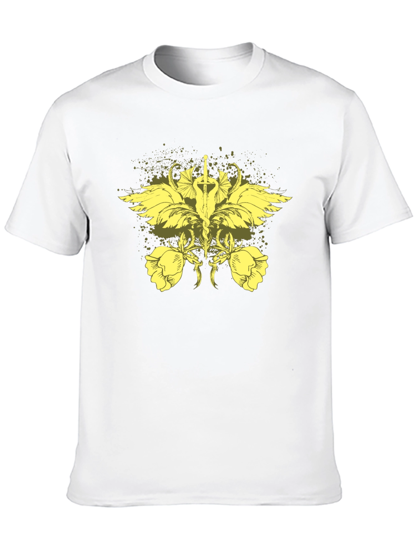 Graphic Print Black T-Shirt