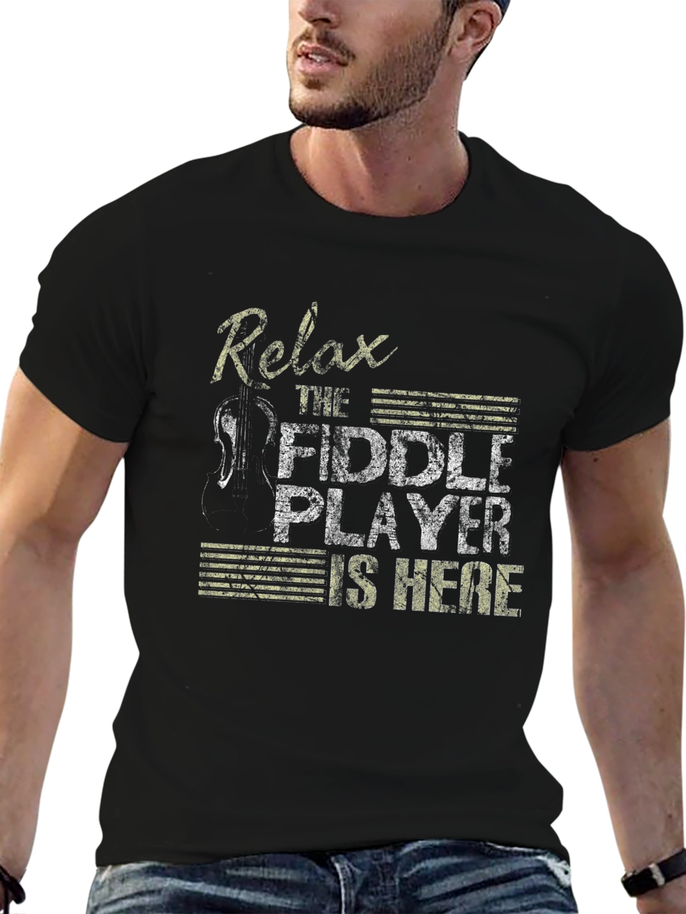 Relax The Fiddle Player Is Here T-Shirt
