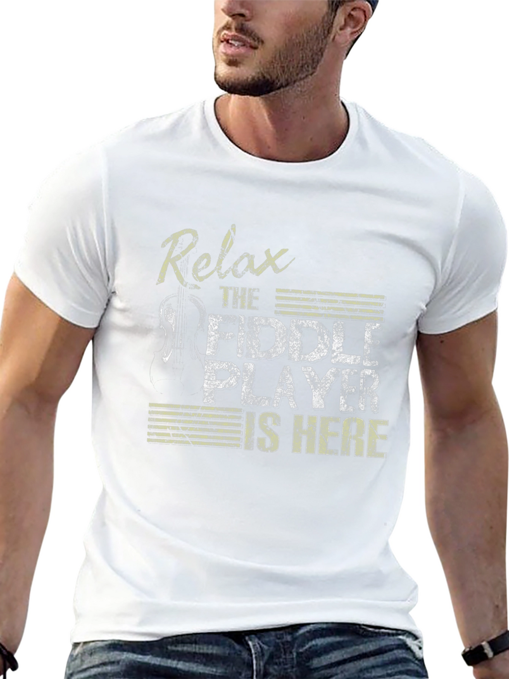 Relax The Fiddle Player Is Here T-Shirt