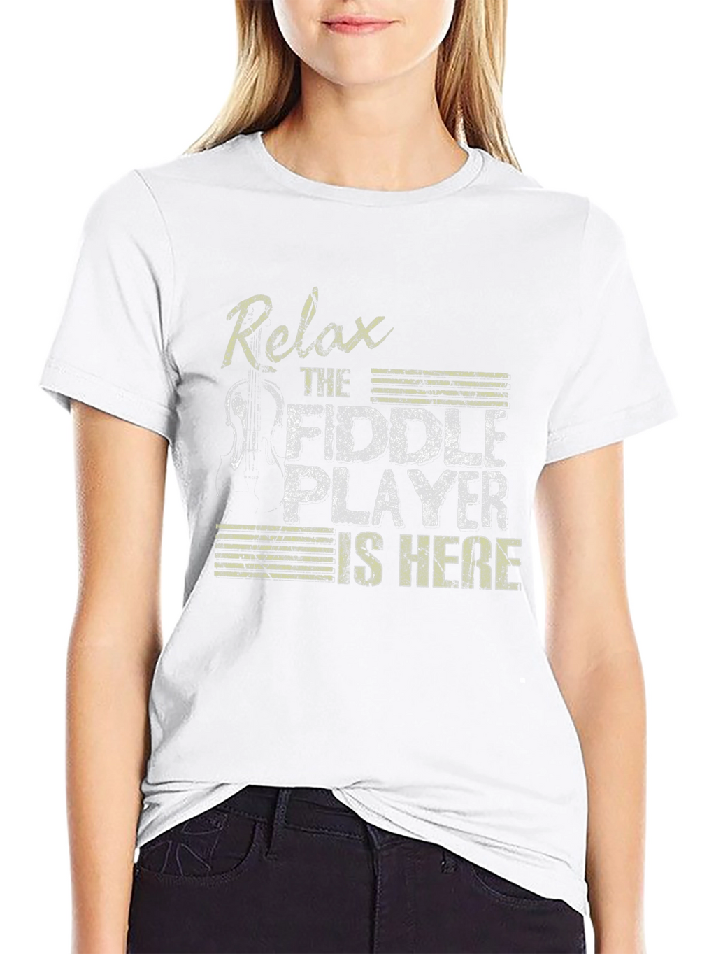 Relax The Fiddle Player Is Here T-Shirt