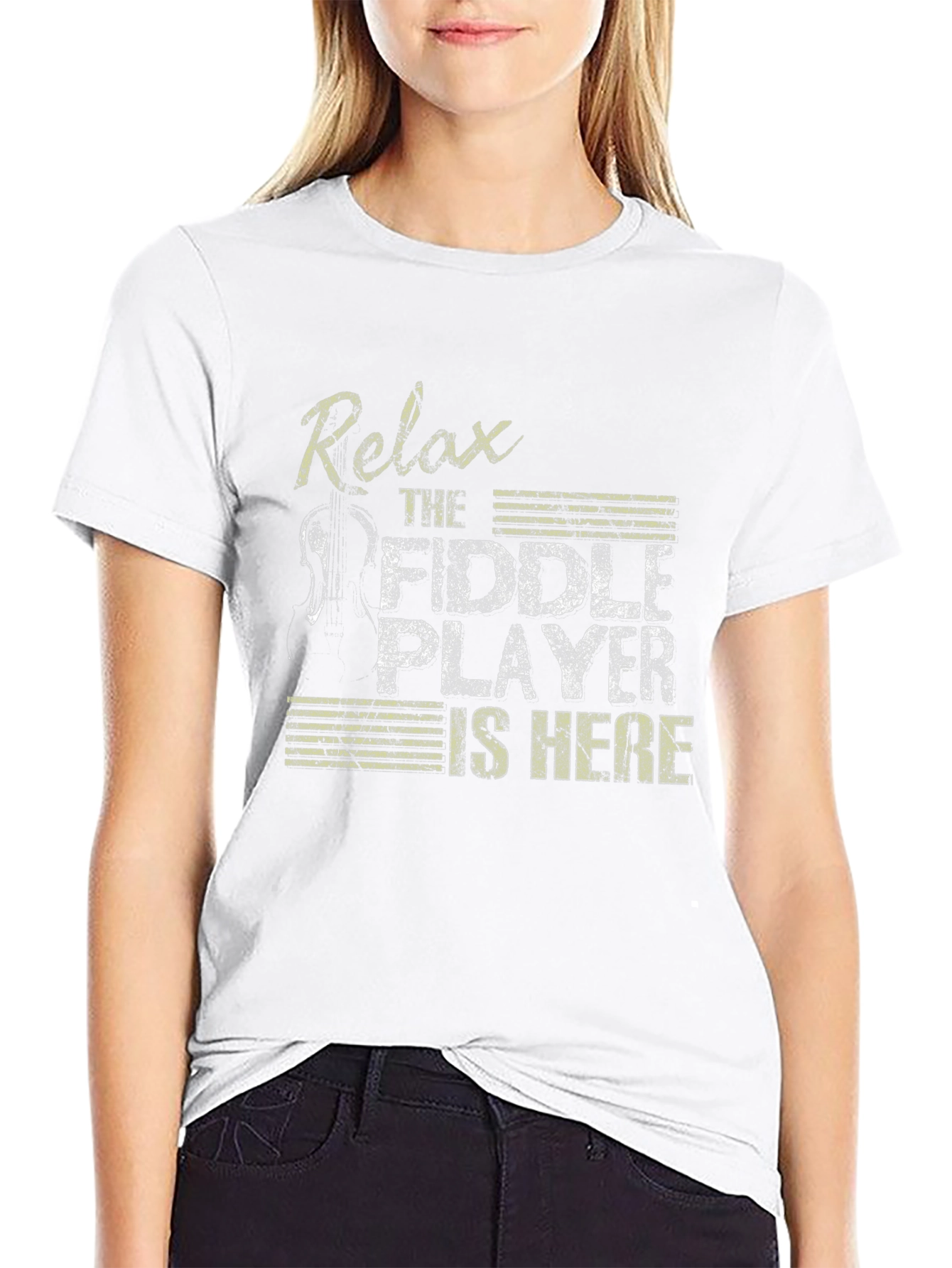 Relax The Fiddle Player Is Here T-Shirt