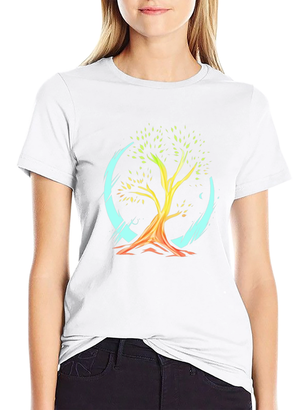 Mens Graphic Tee - Tree of Life Design
