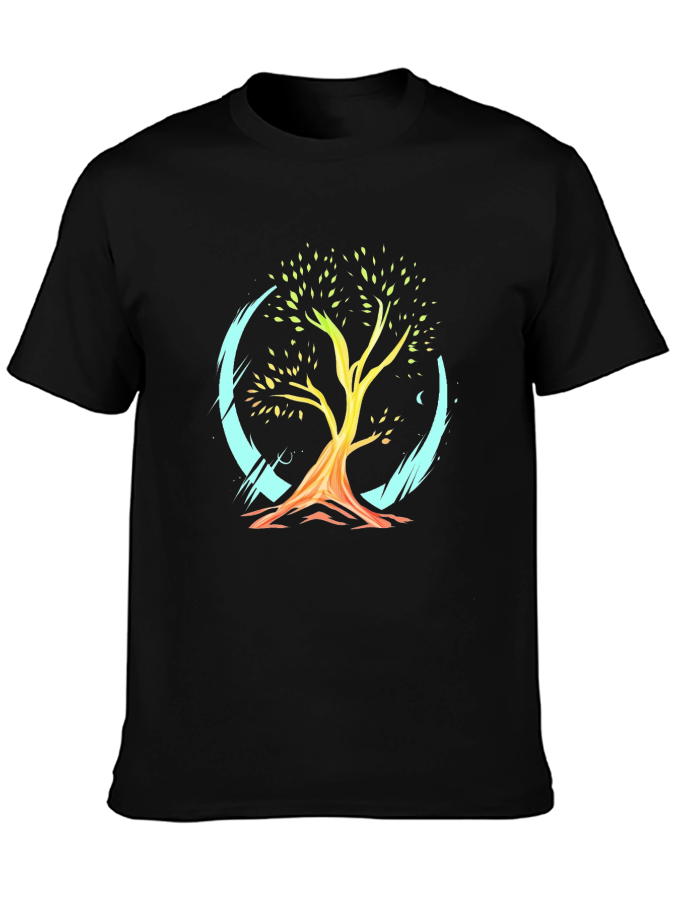 Mens Graphic Tee - Tree of Life Design