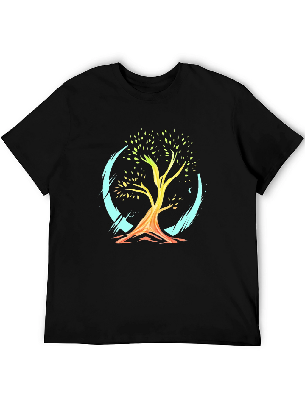 Mens Graphic Tee - Tree of Life Design